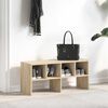 vidaXL Shoe Rack Stackable Sonoma Oak 89.5x30x40 cm