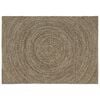 vidaXL Area Rug Natural and Black 120 x 170 cm Jute