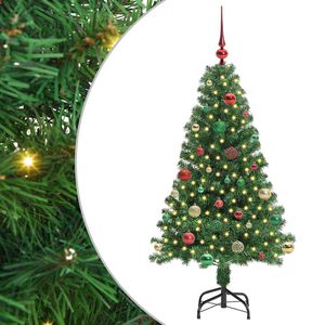 vidaXL Artificial Christmas Tree with 150 LEDs with Stand Green 150 cm
