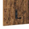vidaXL Wall-Mounted Coat Rack Old Wood 40 x 10 x 90 cm Engineered wood