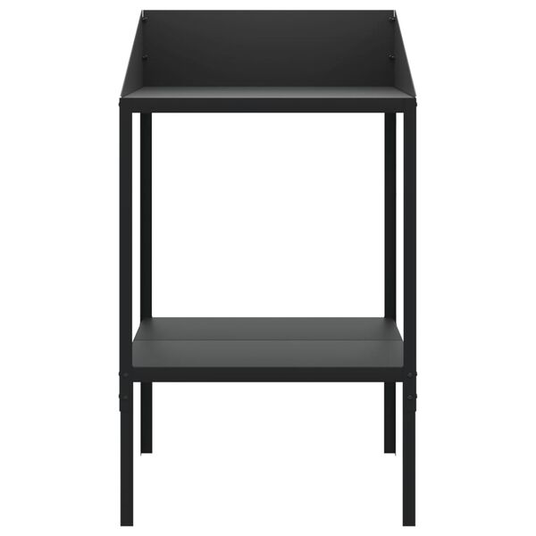 vidaXL Plant Stand Anthracite 56.5x54.5x100 cm Galvanised Steel