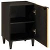 vidaXL Bathroom Cabinet with Shelf Black and Gold 38 x 33 x 58 cm