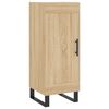 vidaXL Highboard Sonoma Oak 34.5x34x180 cm Engineered Wood