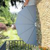 vidaXL Collapsible Terrace Side Awning Grey 160 cm
