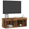 vidaXL TV Cabinet Set Old wood 80 x 30 x 30 cm Engineered Wood