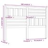 vidaXL Bed Headboard Honey Brown 166x4x100 cm Solid Wood Pine