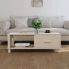 vidaXL Coffee Table HAMAR Honey Brown 100x55x35 cm Solid Wood Pine