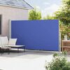 vidaXL Patio Retractable Side Awning 200x500 cm Blue