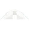 vidaXL Greenhouse with Steel Frame White 90 m&sup2; 18x5x2.3 m
