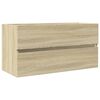 vidaXL Sink Cabinet Sonoma Oak 90x38,5x45 cm Engineered Wood