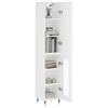 vidaXL Highboard White 34.5x34x180 cm Engineered Wood