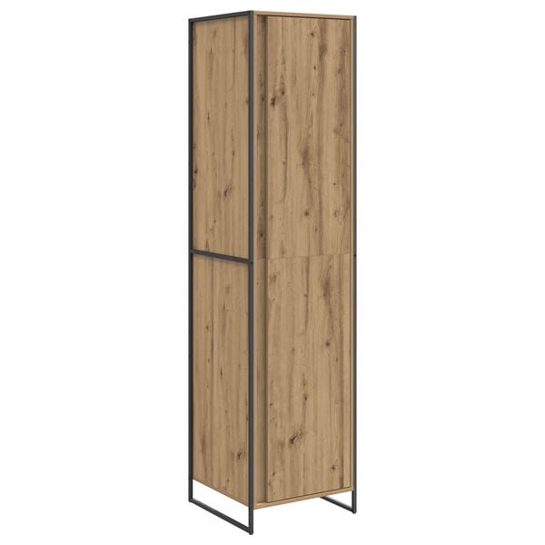 vidaXL Warderobe 2 pcs Artisian Oak 50 x 50 x 200 cm Engineered Wood