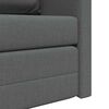 vidaXL Folding Sofa Bed Dark Grey 112 x 60 x 55 cm Fabric