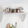 vidaXL Wall Shelf 75x30x31 cm Silver Stainless Steel