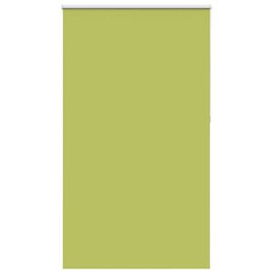 vidaXL Roller Blind Blackout Leaves Green 140x210 cm Fabric Width 136.6 cm Polyester