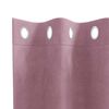vidaXL Blackout Curtains 2 pcs Dark Pink 140 x 140 cm Velvet