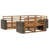 vidaXL Sectional Sofa Set 7 pcs Natural