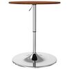 vidaXL Bar Table Dark Brown &Oslash;60x89.5 cm Solid Wood Beech