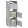 vidaXL Laundry Cabinet Concrete 50 x 68 x 162 cm Engineered wood