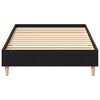 vidaXLBed FrameBlack oak 75 x 190 cm Engineered wood