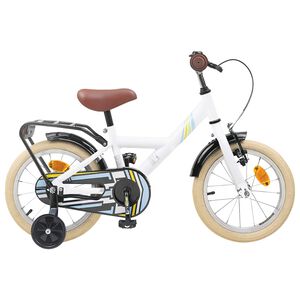 vidaXL Kids Bike 12 Inches for 2-4 Years Old White