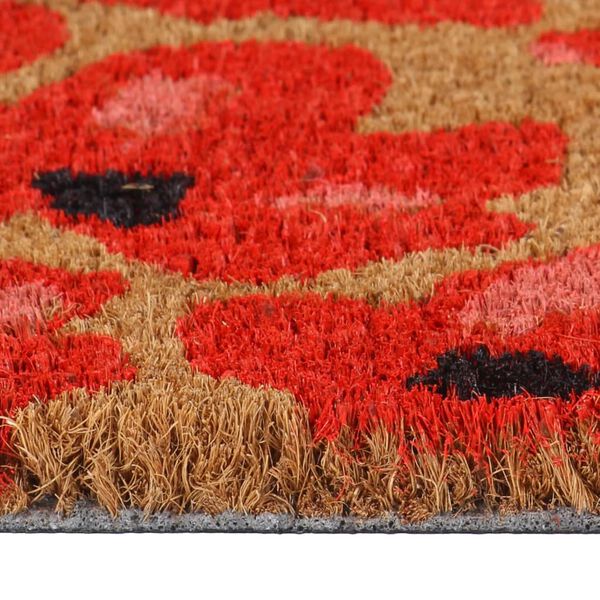 vidaXL Door Mat Natural 45x75 cm Tufted Coir