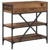 vidaXL Console Table with Drawer Brown 100 x 34.5 x 75 cm Wood