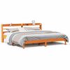 vidaXL Bed Frame without Mattress Wax Brown 180x200 cm Solid Wood Pine