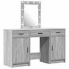 vidaXL Dressing Table with Door Grey 50 x 41 x 135 cm Engineered Wood