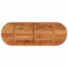 vidaXL Table Top 110x40x3.8 cm Oval Solid Wood Acacia