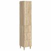 vidaXL Cabinet Set 2 pcs 33 x 34.5 x 90 cm Engineered Wood Sonoma Oak