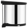 vidaXL Kitchen Built-in Dust Bin Stainless Steel 8 L