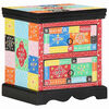 vidaXL Bedside Cabinet with Drawer 2 pcs Multicolour 40 x 35 x 45 cm