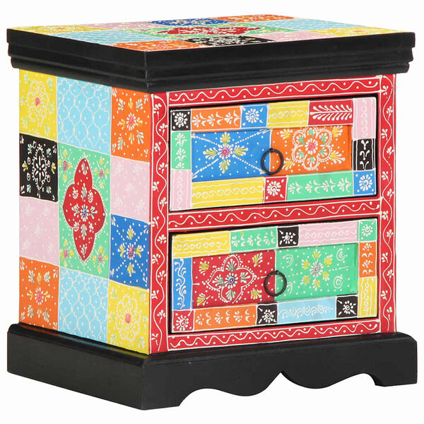 vidaXL Bedside Cabinet with Drawer 2 pcs Multicolour 40 x 35 x 45 cm