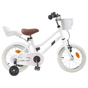 vidaXL Kids Bike 12 Inches for 2-4 Years Old White