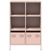 vidaXL Highboard&nbsp;Pink 68x39x103.5 cm Steel