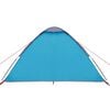 vidaXL Camping Tent Dome 2-Person Blue Waterproof