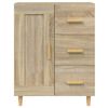 vidaXL Sideboard Sonoma Oak 69.5x34x90 cm Engineered Wood