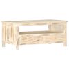 vidaXL Coffee Table White 90x50x40 cm Solid Mango Wood