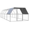 vidaXL Chicken Cage 3x10x2 m Galvanised Steel