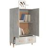 vidaXL Highboard Concrete Grey 70x31x115 cm Engineered Wood