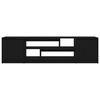 vidaXL TV Cabinet Black Oak 188.5x41x50 cm Engineered Wood