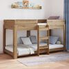 vidaXL Bunk Bed for Kids Artisan Oak 90 x 200 cm Engineered Wood