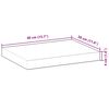 vidaXL Floating Shelf 40x30x4 cm Oil Finished Solid Wood Acacia
