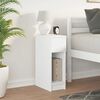 vidaXL Bedside Cabinet with Drawer White 20x36x60 cm