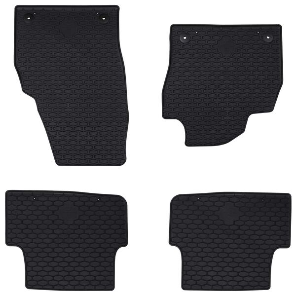vidaXL Car Mat 4 pcs Black suitable for VW POLO 2021- Rubber