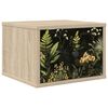 vidaXL Wall-mounted Bedside Cabinet RHENEN Sonoma Oak 36 x 33 x 25 cm