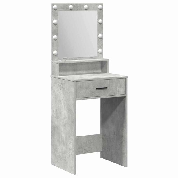 vidaXL Dressing Table Concrete Grey 50 x 41 x 135 cm Engineered Wood