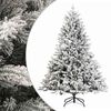 vidaXL Artificial Hinged Christmas Tree 120 cm PVC and Metal