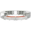 vidaXL Spa Surround Light Grey Poly Rattan